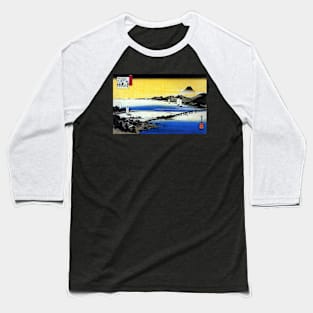 View of a long bridge across a lake Baseball T-Shirt